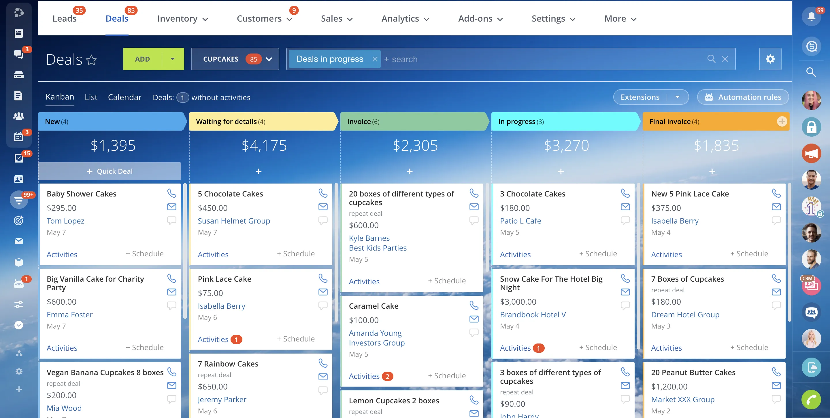 SaaS CRM Platform